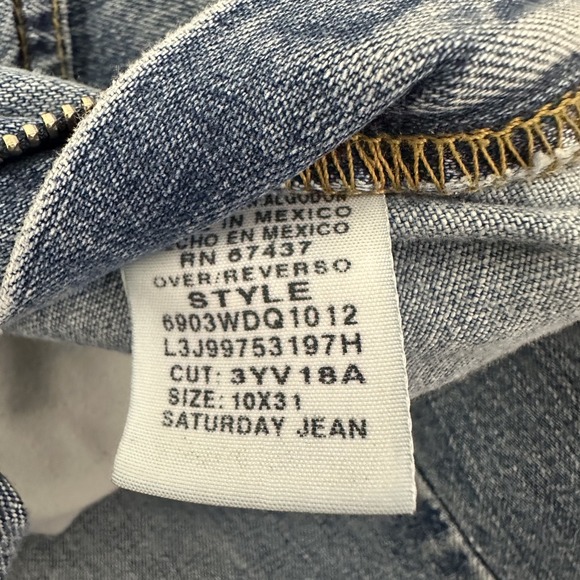 Vintage y2k ralph Lauren polo denim jeans company womens Sz 10x31 straight leght - Picture 5 of 14